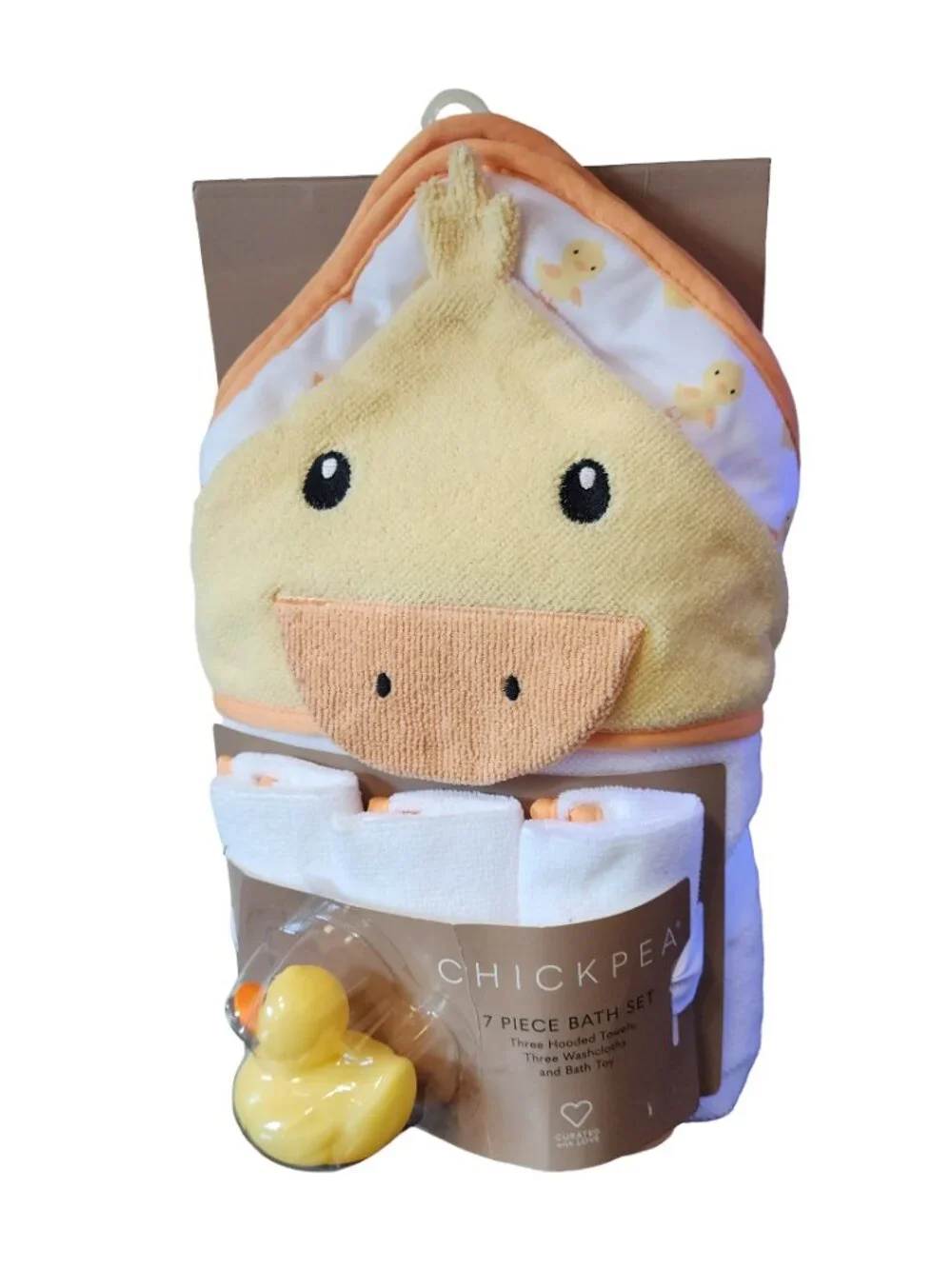 7-Piece Duck Theme Baby Bath Set | NWT